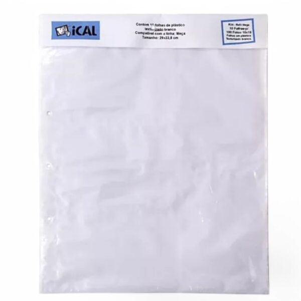 Kit 4 Refil Álbum Foto Memórias Mega R34 5 Folhas 10x15 Ical - Imagem 2