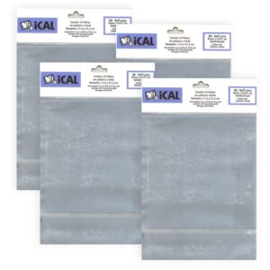 Kit 4 Refil Álbum R8 10 Folhas Cristal Resistente 15x21 Ical
