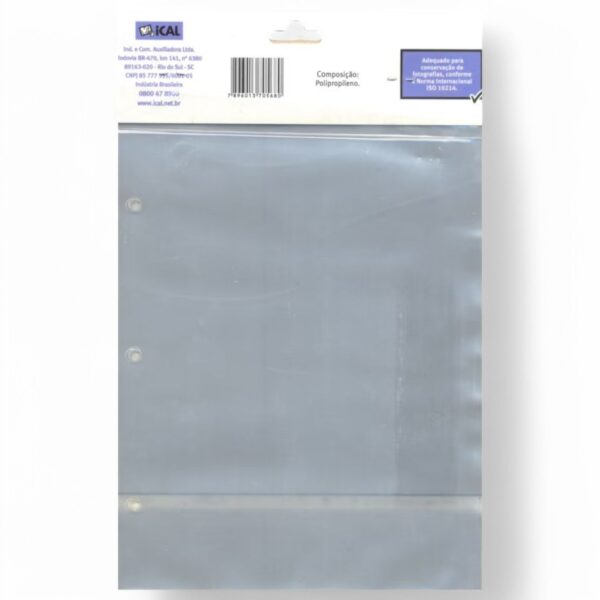 Kit 4 Refil Álbum R8 10 Folhas Cristal Resistente 15x21 Ical - Imagem 3