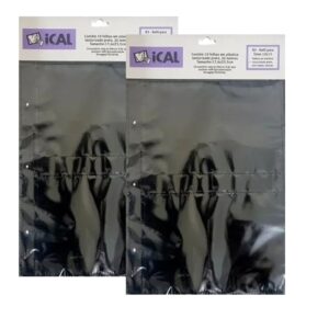 Kit 2 Refil Álbum Fotos R3 10x15 Preto Resistente Ical
