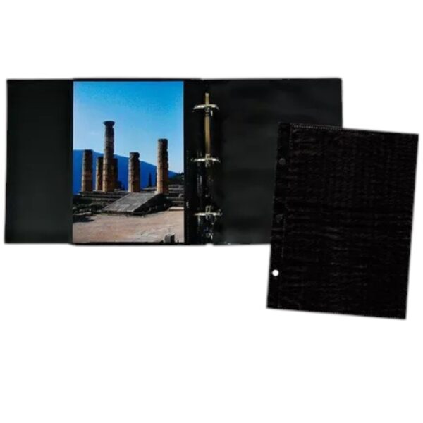 Kit 10 Refil Álbum Fotos Memórias R7 15x21 Preto Resistente - Imagem 3