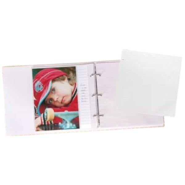 Kit 15 Refil Álbum Fotos R19 15x21 Branco Resistente Ical - Imagem 4