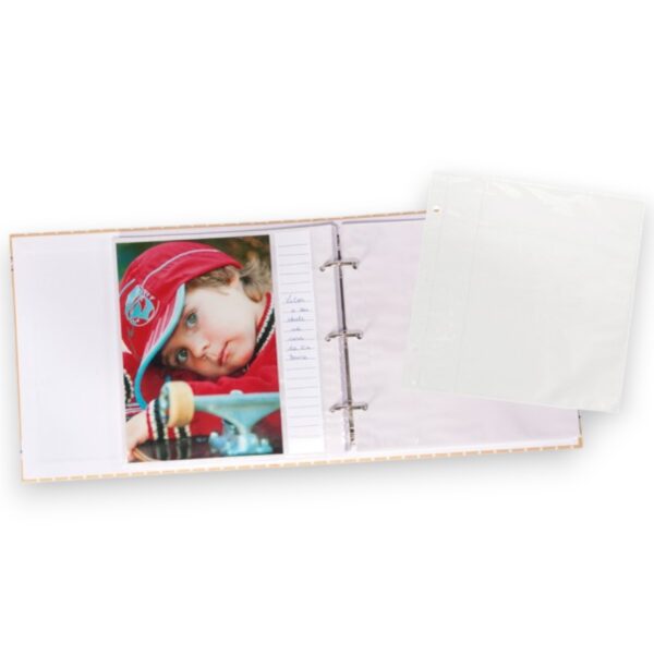 Álbum de Fotografia Bebê Tecido 100 Fotos 15x21 Cor:823 + 2 Refil Ical - Imagem 4