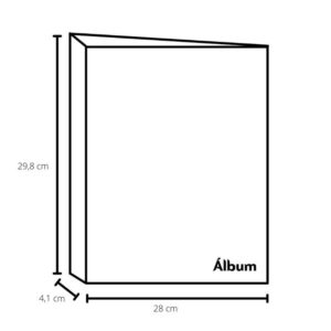 Álbum de Fotografia Autocolante 15 Folhas Branca Ical